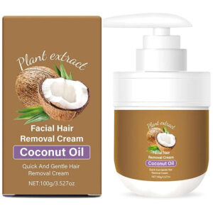 Coconut Oil Facial Hair-Removal Cream