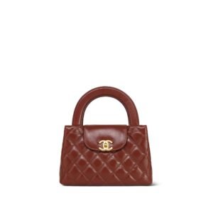 Sac marron dorés élégant 3303