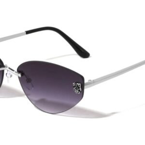 Lunettes de soleil oeil de chat sans monture 7730