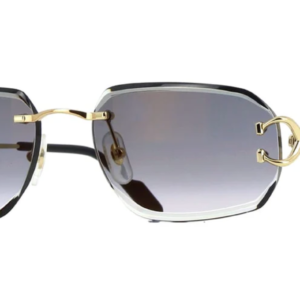 Lunettes Cartier de Soleil Monture Or Cerclée